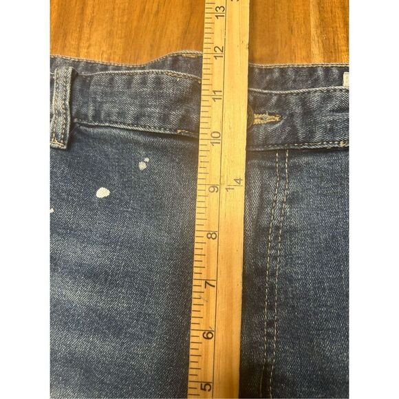 Smoke Rise Jeans Mens 42x32 Paint Splattered Distressed Grunge Y2K 90's Hip Hop - Picture 9 of 10